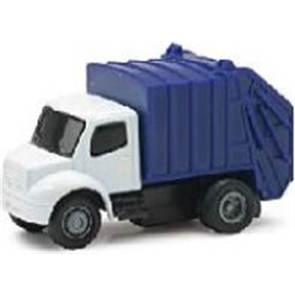 Refuse Truck (White/Blue) (Pull Back)