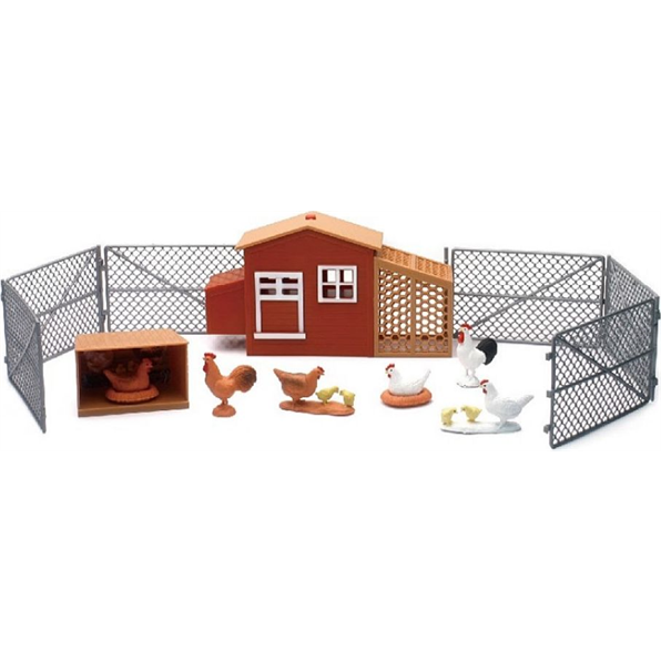 Chicken Coop Light and Sound w/Chickens