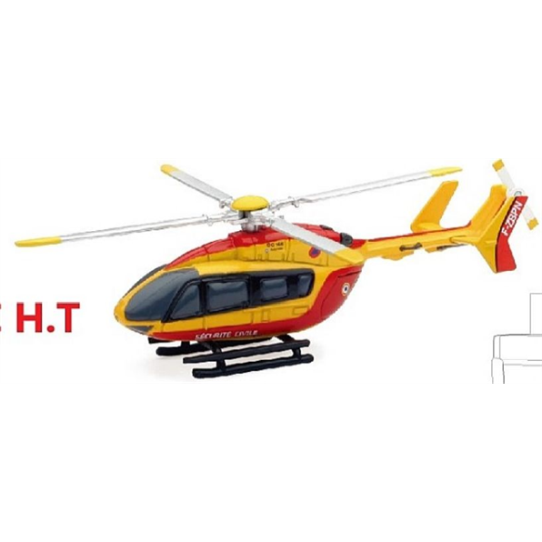 Airbus EC145 Securite Civile Red/Yellow