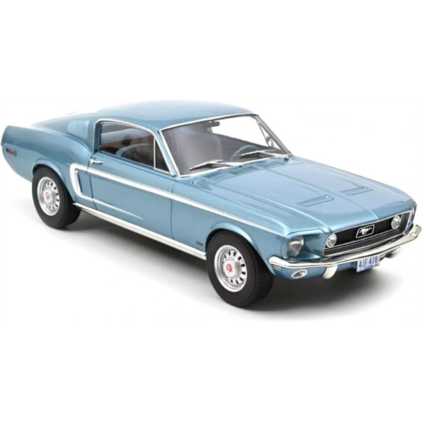 Ford Mustang Fastback GT 1968 Light Blue Metallic