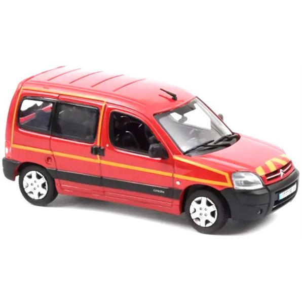 Norev 1/43 Citroën Berlingo Pompiers 2020 - Modèle Moulé Sous Pression Collection Limitée