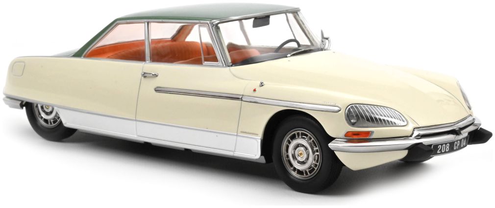 1:18 Norev Citroen DS 21 Le Leman 1968 Ivory & green metallic 181751