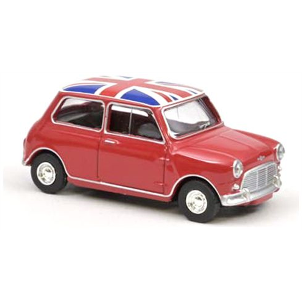 Mini Cooper S Tartan Red w/Flag on Roof 1964 Mini Jet