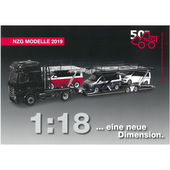 NZG 1:18th Catalogue 2019 -Transport