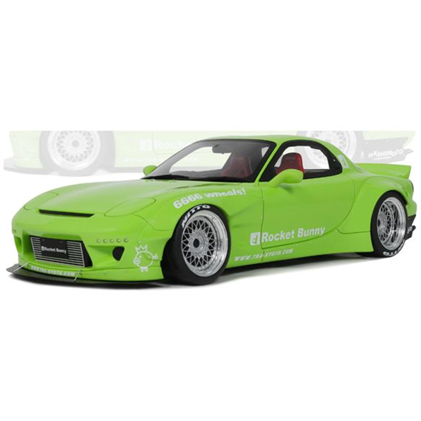Rocket Bunny Aero (V1) Mazda RX7 (FD3S) Pearl Green 2015