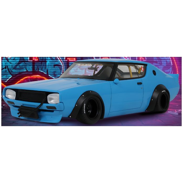 Nissan Skyline 2000 GT-R (KPGC110) By LB-Works Blue 2024