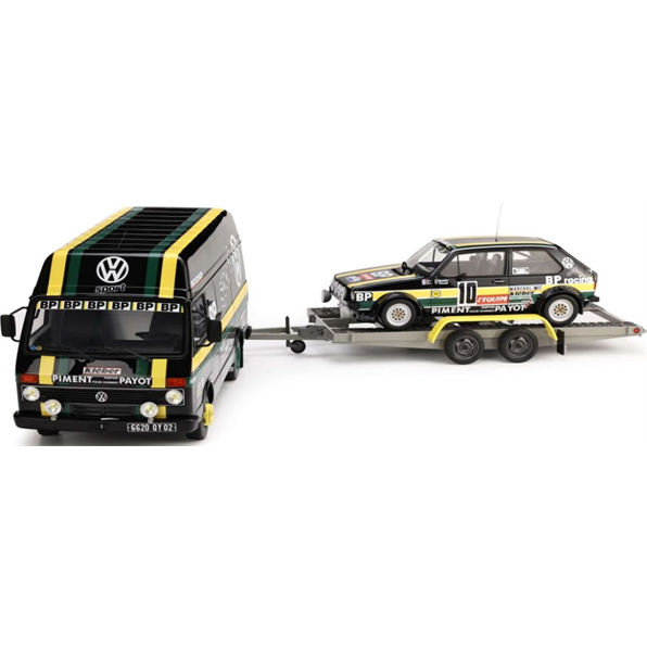 VW LT35 + Golf GTI MK1 GR.2 Black Tour De France Au Set