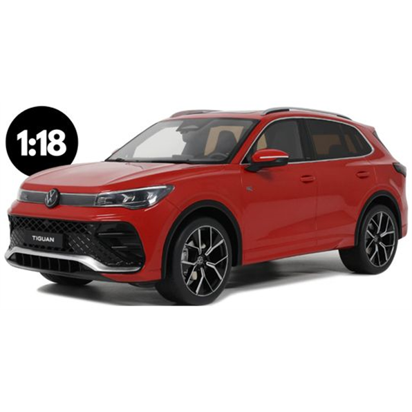 VW Tiguan E TSI R-Line Persimmon Red Metallic LB3B 2024