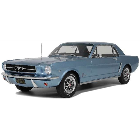 Ford Mustang V8 Hard Top Silver Blue Pony 1965