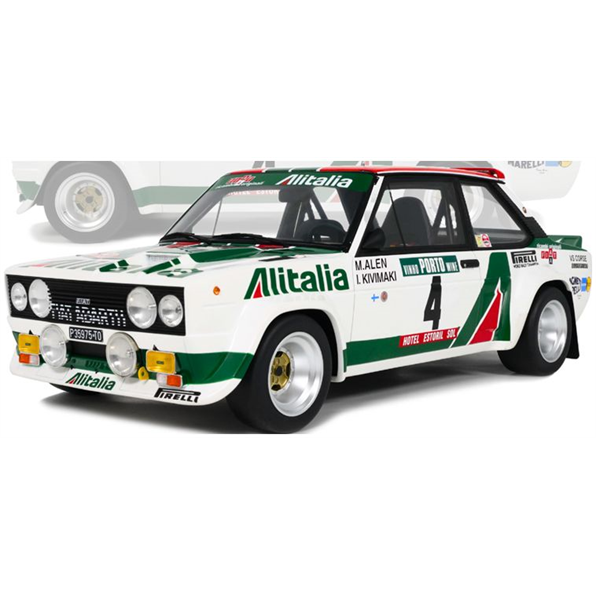 Fiat 131 Abarth White M.Alen Rallye Portugal 1978