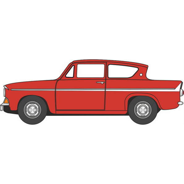 Ford Anglia Monaco Red