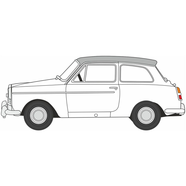 Austin A40 MkII Snowberry White/Cumulus Grey