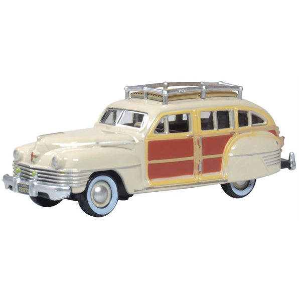 Chrysler T and C Woody Wagon 1942 Catalina Tan