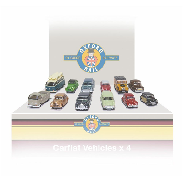 Carflat Pack 1960s Cars - Set of 4