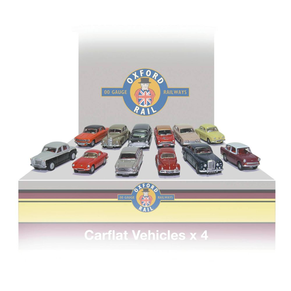 Carflat Pack 1960s Cars - Set of 4