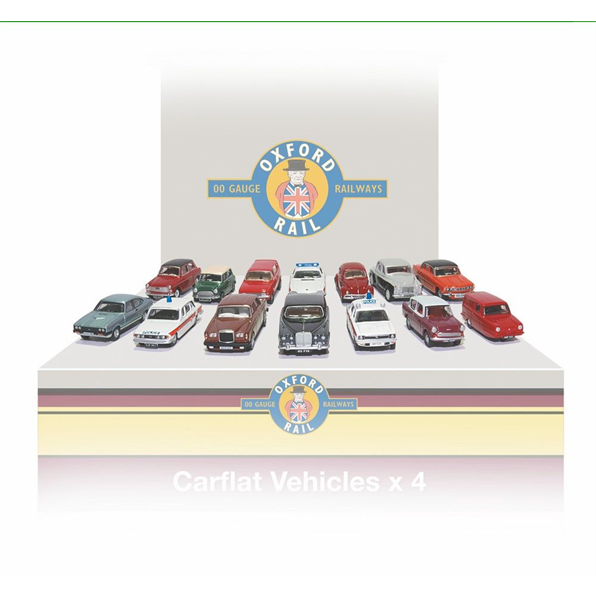 Carflat Pack 1970s Cars - Set of 4