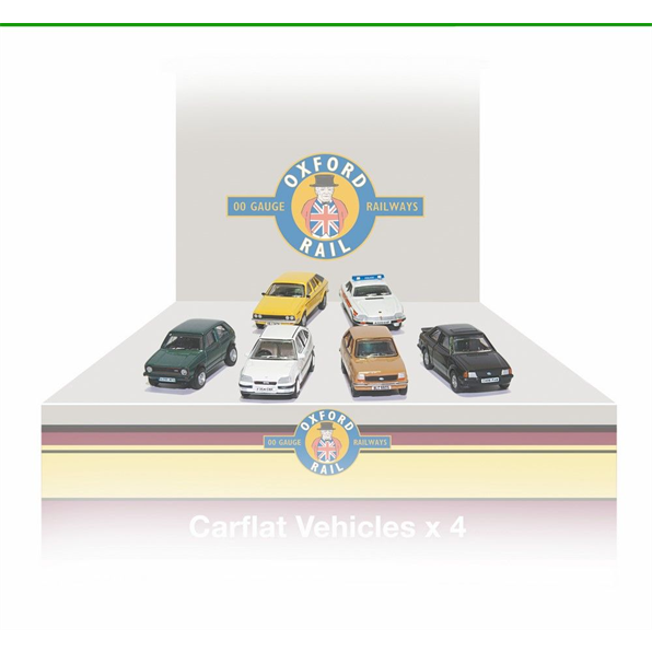 Carflat Pack 1990s Cars - Set of 4