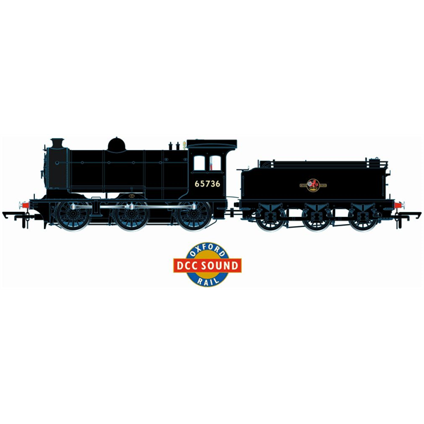 BR Late (plain black) 65736 0-6-0 Class J26 Sound Fitted