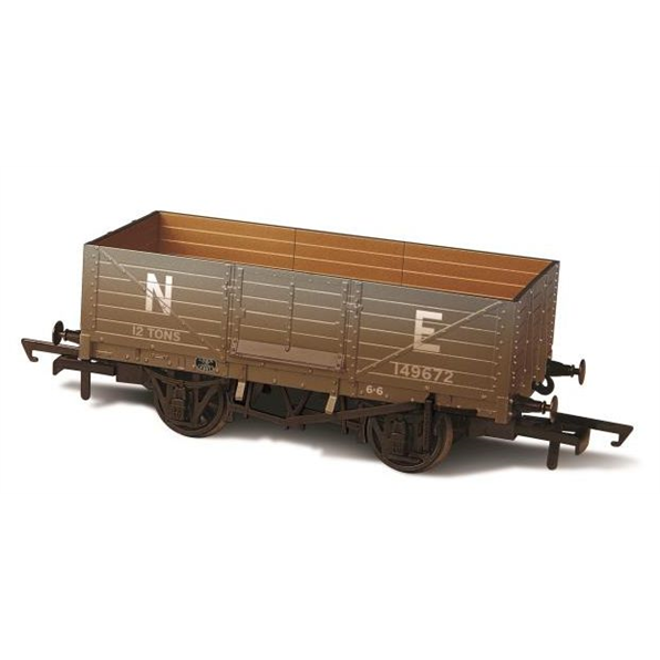 6 Plank Mineral wagon LNER  Weathered