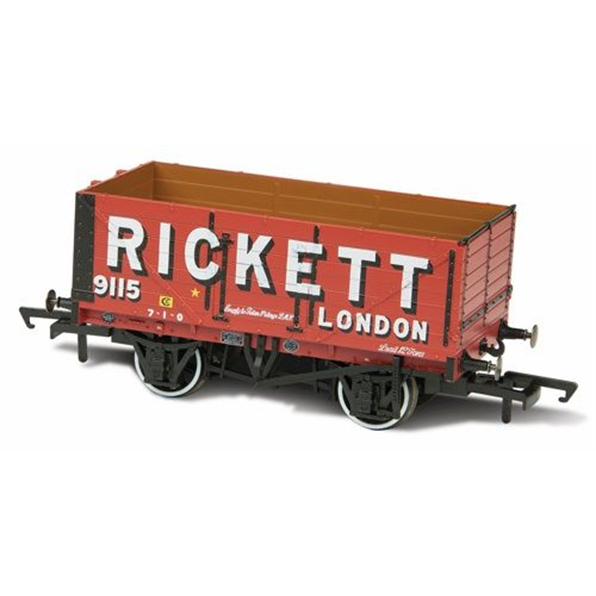 7 Plank Mineral Wagon Rickett - 3 disc whl