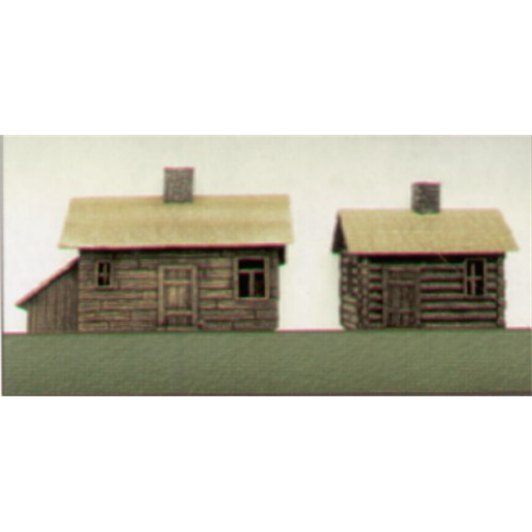Russian Farm Houses x 2