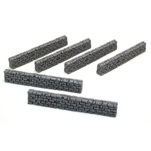 Block Wall 6" Straight (6 pcs per Blister)