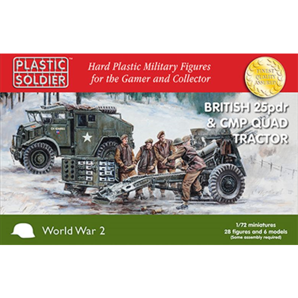 British 25pdr and CMP Quad Tractor