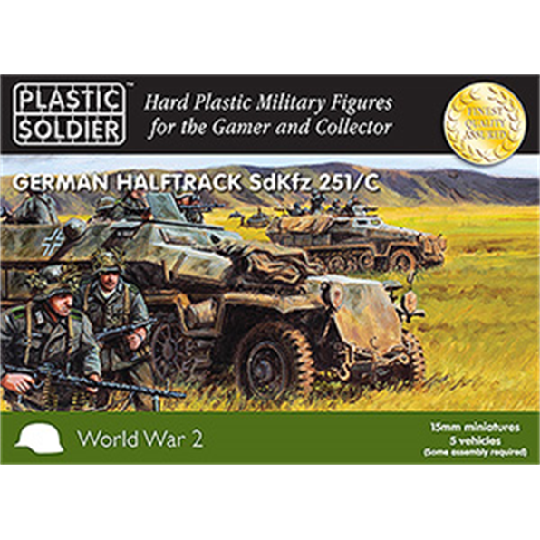 German Sdkfz 251 Ausf C Halftrack (Easy Assembly)
