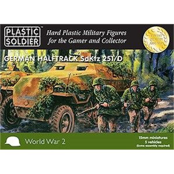 German Sdkfz 251 Ausf D Halftrack (Easy Assembly)