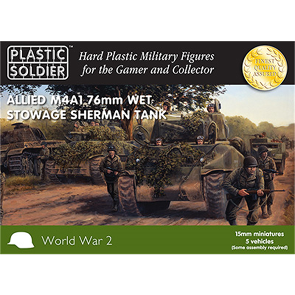 Sherman M4A1 76mm Wet Tank (Easy Assembly)