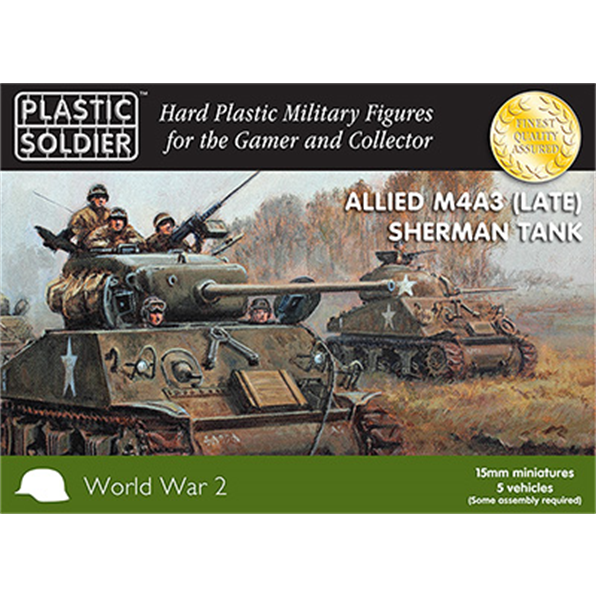 Sherman M4A3 (Late) Tank (Easy Assembly)