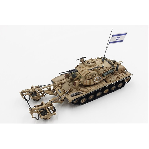 IDF M60A1 Blazer with KMT-4 Mine Roller Mid East Wars