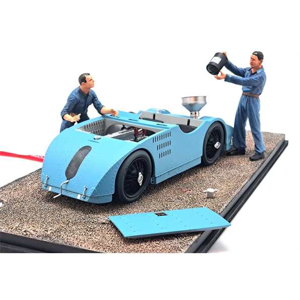 Bugatti T32 #6 ACF Tours 1923 w/Open Tool Kit and 2 Mechanics