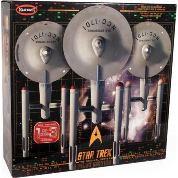 Star Trek TOS U.S.S. Enterprise w/Pilot Edition Parts