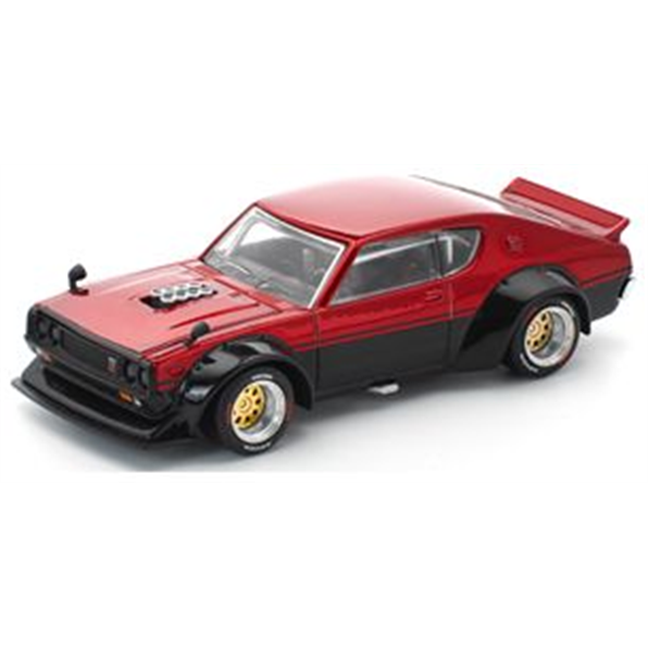 Skyline GT-R Drift KPGC110 Kenmeri Red/Black