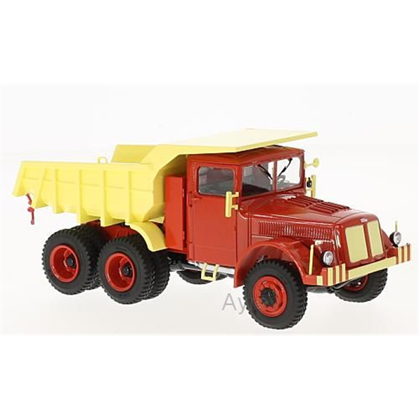 Tatra 147 DC-5, tipper, red/beige