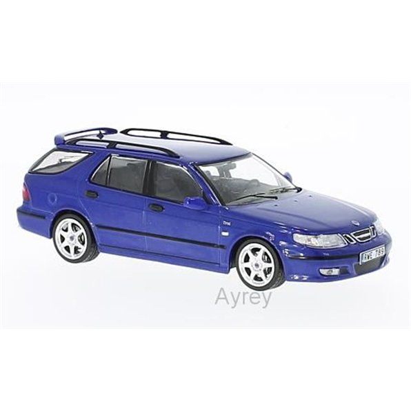 Saab 9-5 sport station wagon Aero blue '02