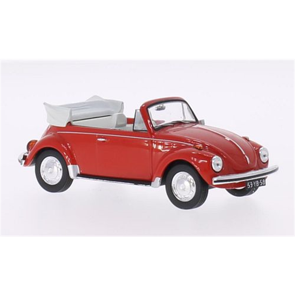 VW Beetle Convertible 1973 - Red