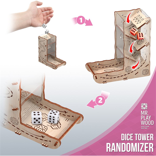 Dice Tower - 9Pcs