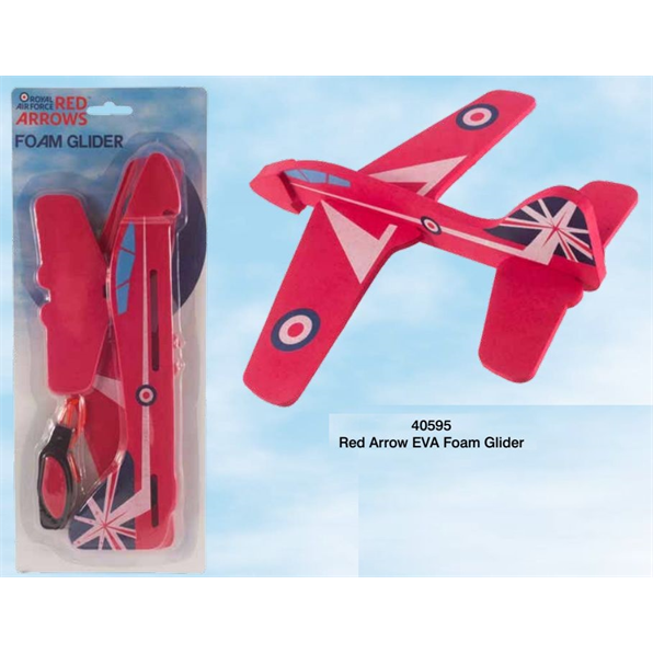 Red Arrows Foam Glider