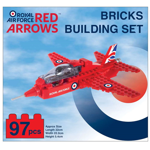 Red Arrows Hawk (97 Brick Build Kit)