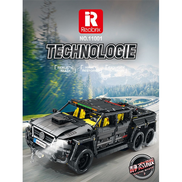 Mercedes Benz G700 Brabus (Static Version) (2,162pcs)