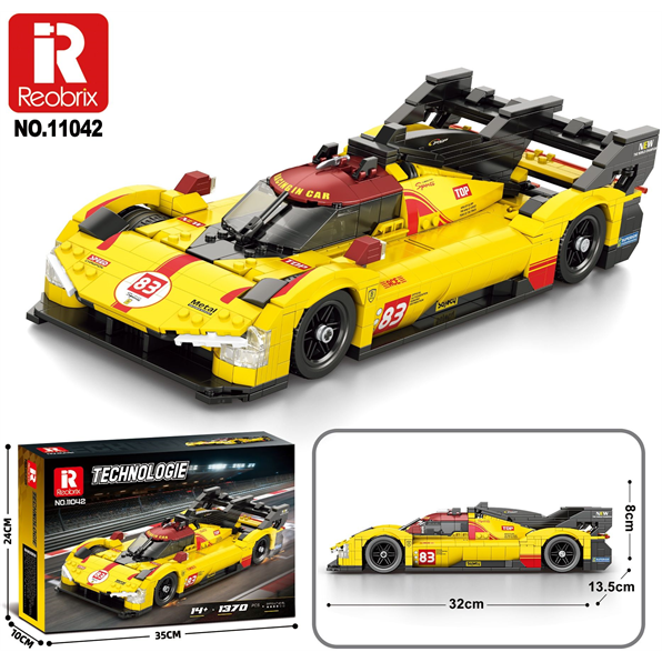 Team Red 499P LM Car Yellow (1,370pcs)