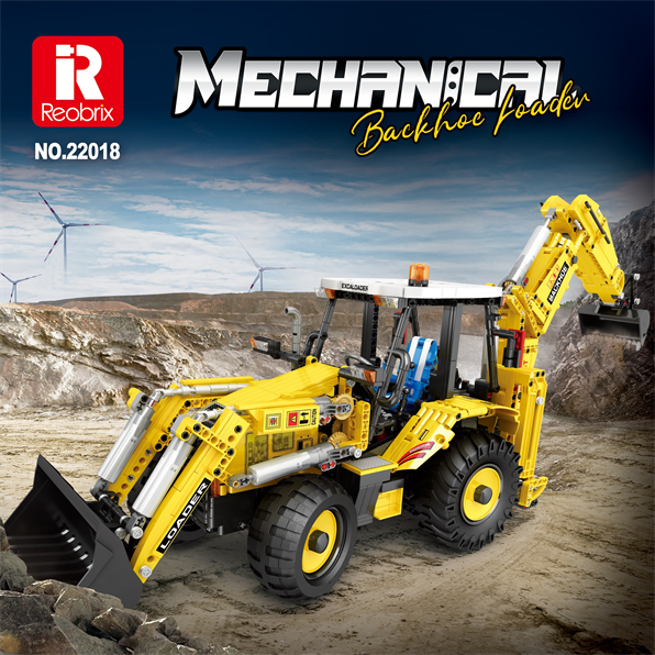 Backhoe Loader Remote Control (2,466pcs)