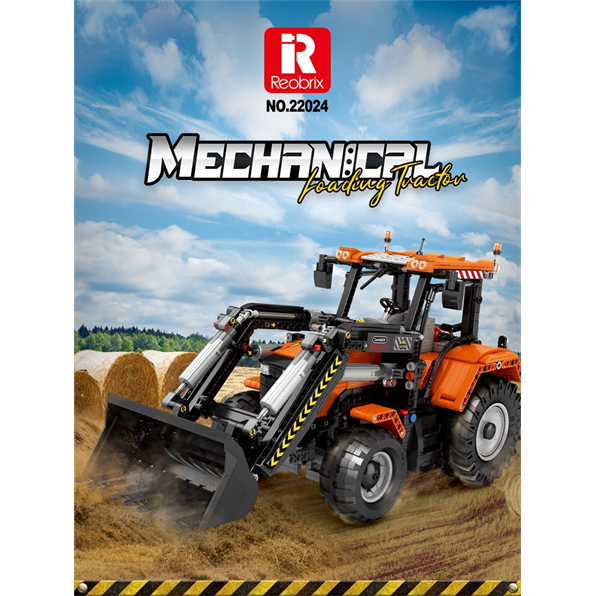 Tractor w/Front Loader Remote Control (1,496pcs)