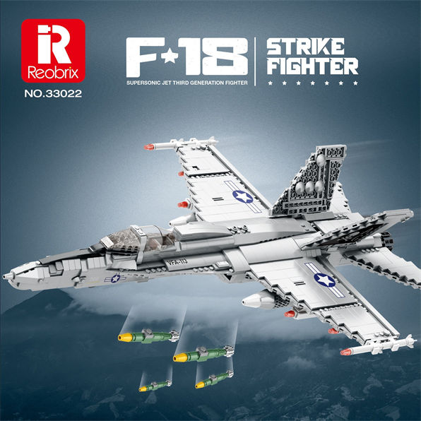 McDonnell Douglas F/A-18 (1,387pcs)