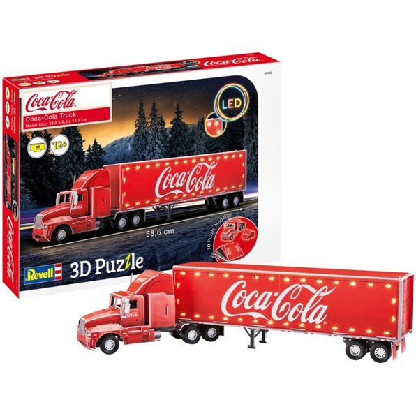 Coca Cola Truck LED Edition 3D Puzzle