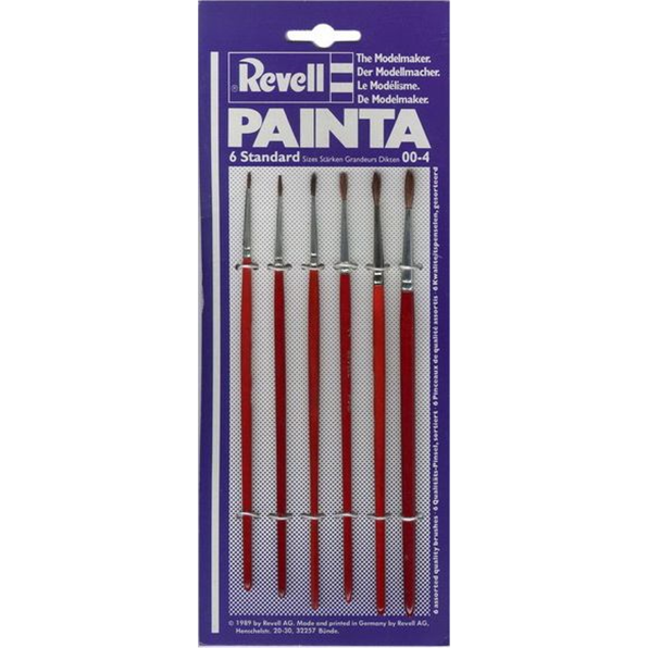 Painta Standard Brushes 6pcs (Blister)