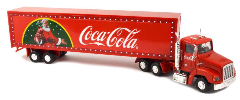 Make an Amazing Coca-Cola Christmas Truck illuminated with LEDs 