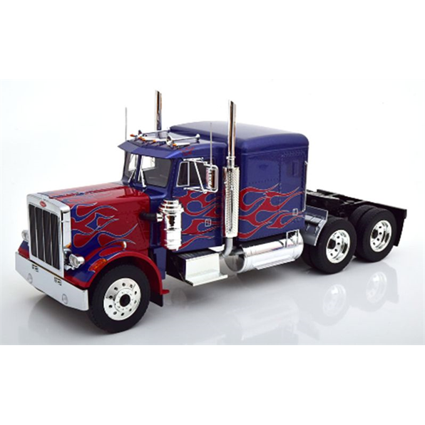 Peterbilt 359 Blue Metallic/Red (Limited Edition 500 pcs)